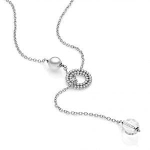 Collana in Argento con cristalli